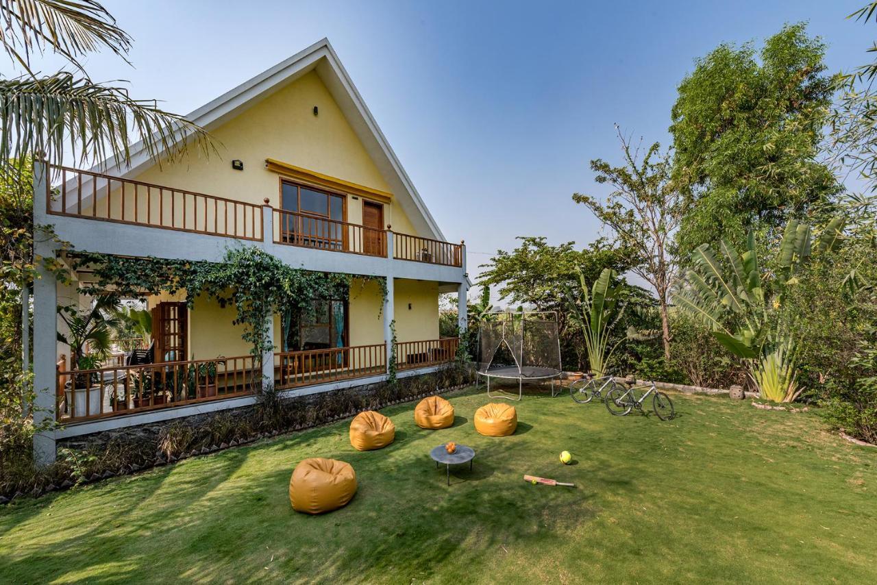 Saffronstays Happy Fields, Pune - Luxury Farmstay With Farm To Table Food Dış mekan fotoğraf