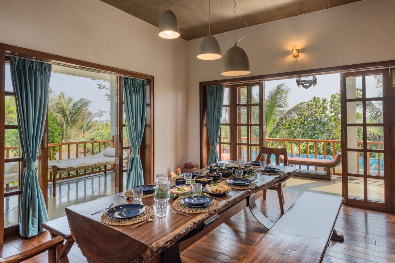 Saffronstays Happy Fields, Pune - Luxury Farmstay With Farm To Table Food Dış mekan fotoğraf